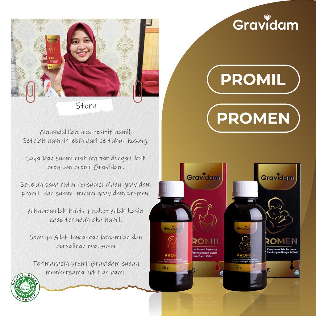 Paket Madu Promil Pria Dan Wanita MADU GRAVIDAM Madu Kesuburan/Madu Promil