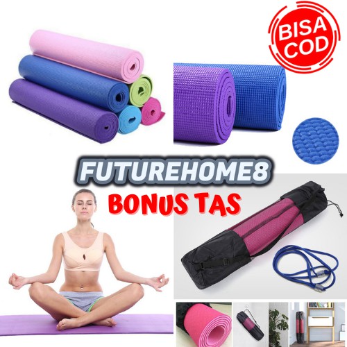 Matras yoga anti slip free Tas Good Quality matras kesehatan yoga