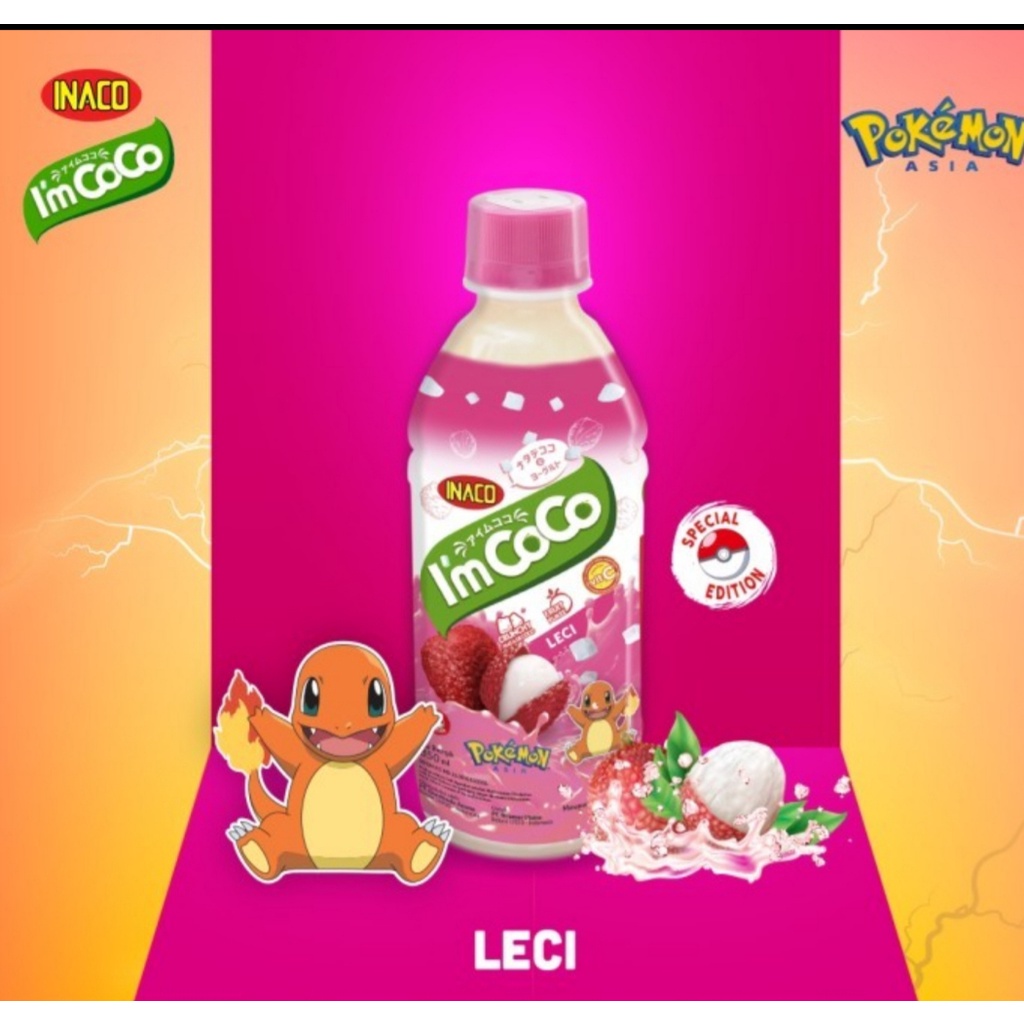 INACO I'm Coco Special Edition Pokemon All Varian 350ML