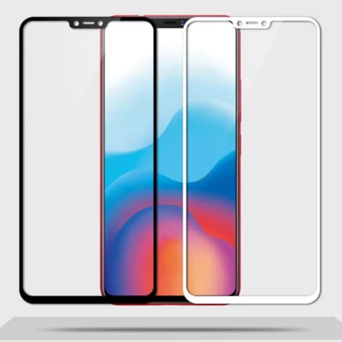 TEMPERED GLASS FULL LEM 5D VIVO V9 VIVO V9 PRO BLACK