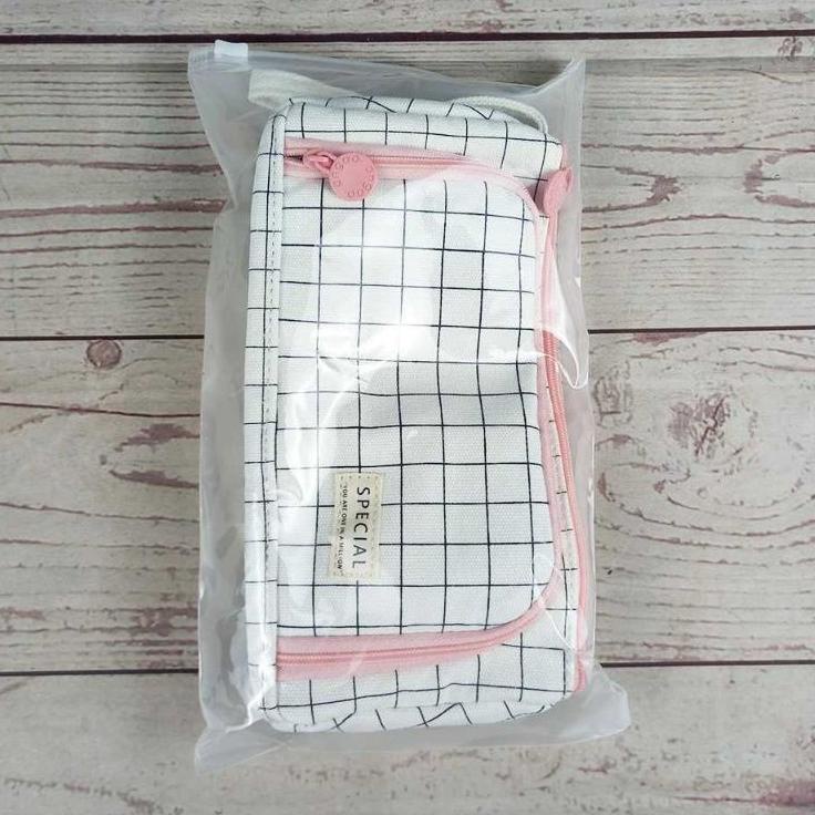 

Sangat Nyaman.. Tempat Pensil Large Capacity Motif Garis