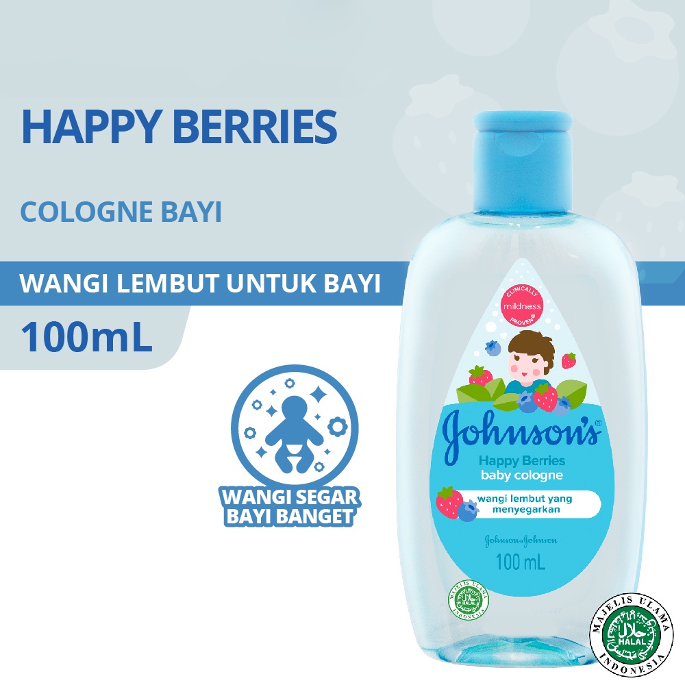 Johnsons Cologne Brisa / Happy Berries / Heaven / Morning Dew / Powder Mist / Slide / Summer Swing 100ml + Bubble Wrap / Toko Makmur Online