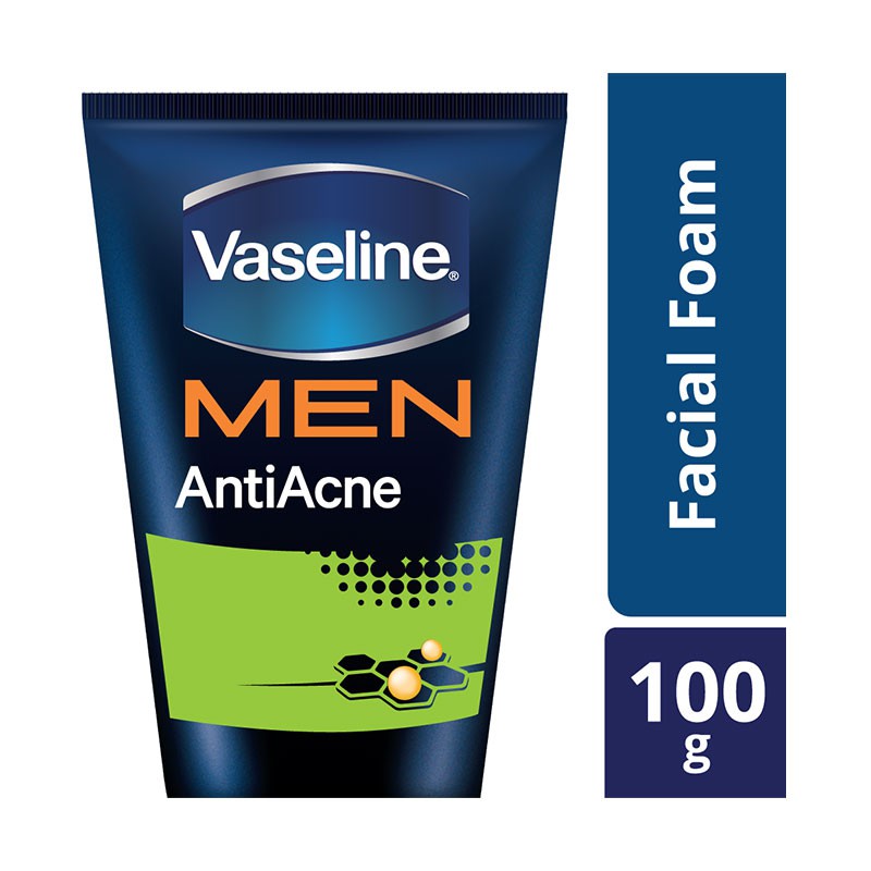 Vaseline Men Anti Acne Face Wash Sabun Wajah Pria Anti Jerawat