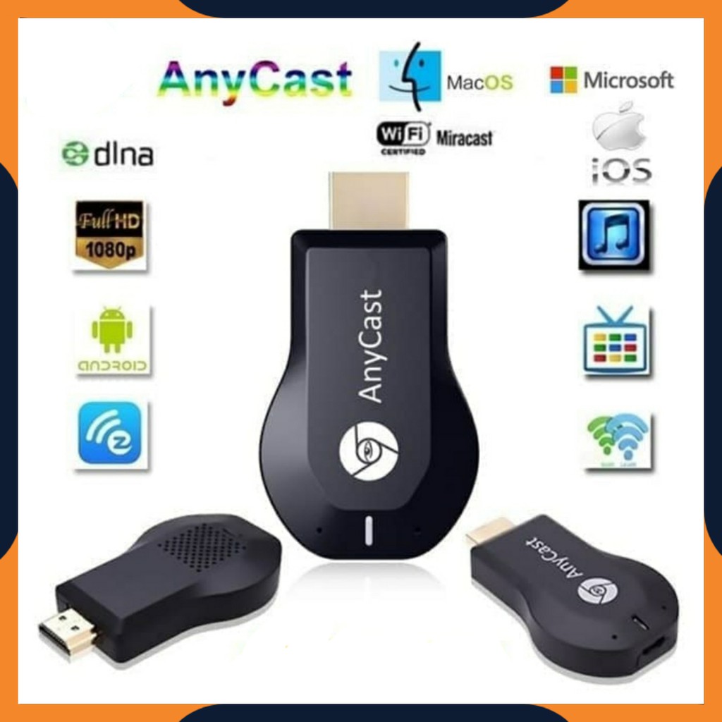 [COD] PAKET ANYCAST DONGLE SCREEN MIRRORING DARI HP KE TV TABUNG / WIRELESS ANYCASH DONGLE MIRACAST / PENGHUBUNG HP KE TV