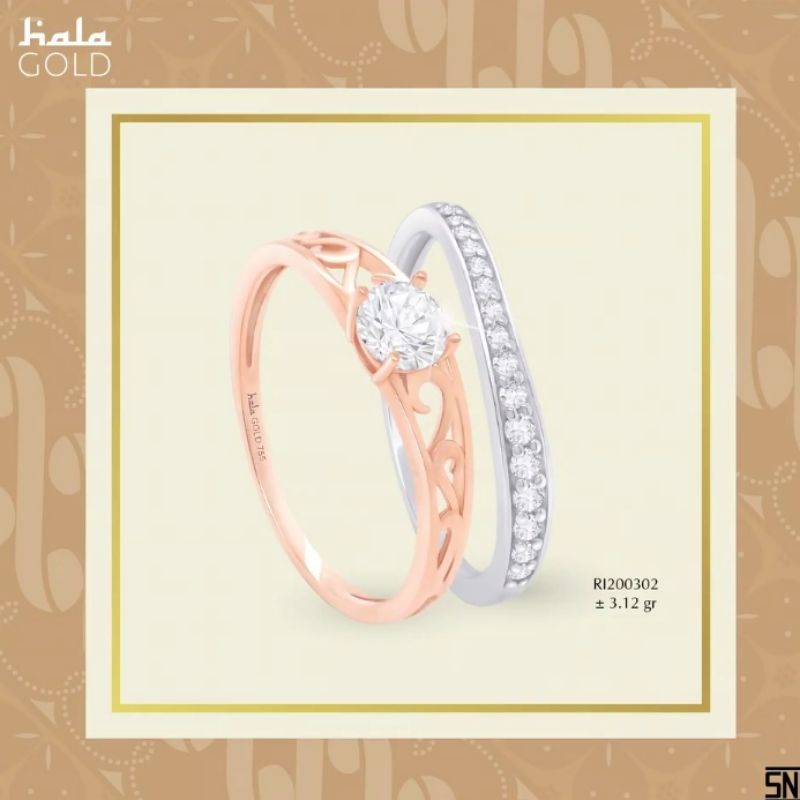Cincin Hala Gold Batik Kartini Collection RI200302