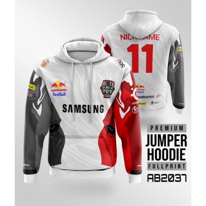 Jaket Hoodie Fullprint Free Custom Nickname Alter Ego New Season 2021 Away