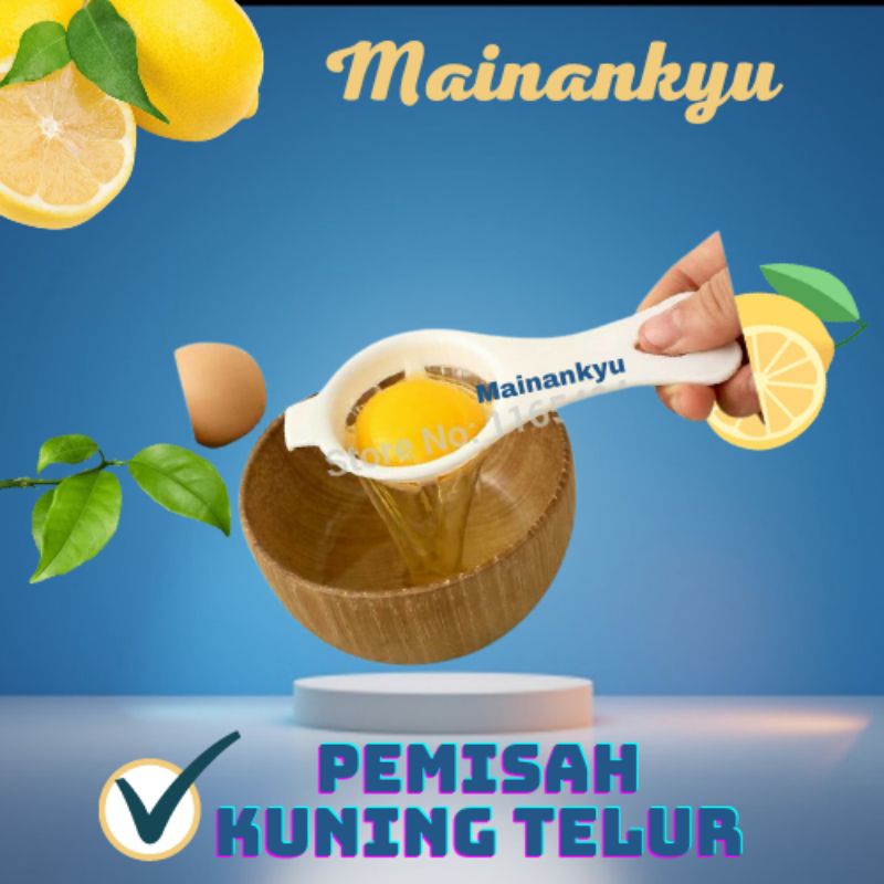 (MAINANKYU)  Alat Pemisah Kuning dan Putih Telur