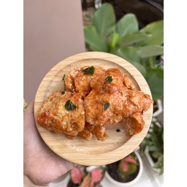 

Emping balado pedas manis daun jeruk