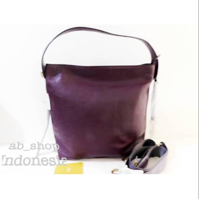 Tas Fossil Maya Small Hobo Fig