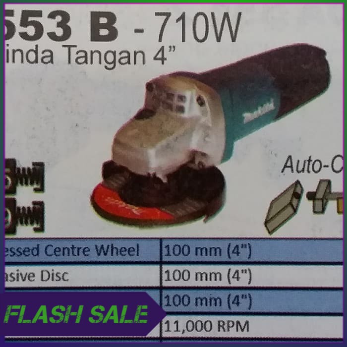 MAKITA 9553B MESIN GERINDA TANGAN MAKITA