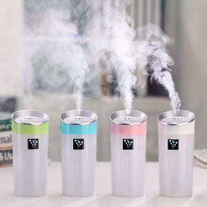 USB Anion Small O Moisturizing Instrument Humidifier LED Light   300ML