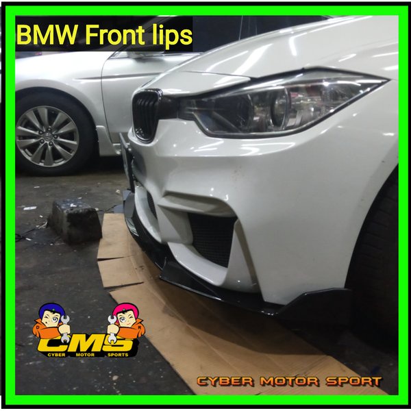 Lips bumper depan BMW . bodykit BMW. front lips bumper BMW . winglet