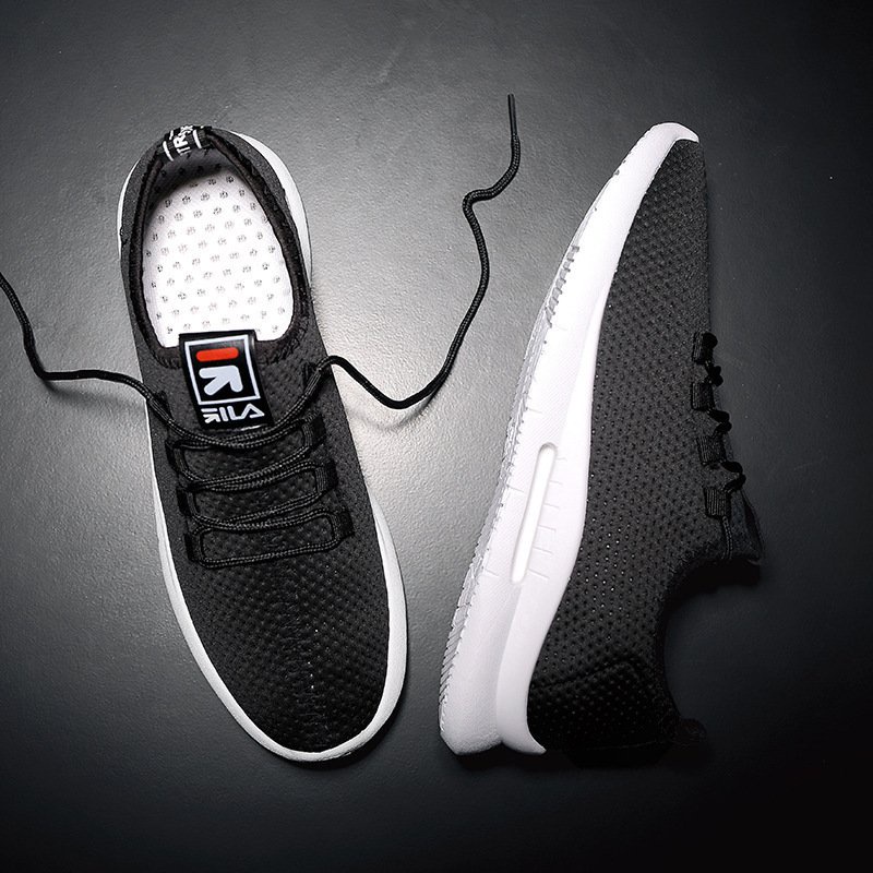 Sepatu Sneakers Import Hitam Putih sepatu pria sneakers casual Hitam merk sandal model sport keren t