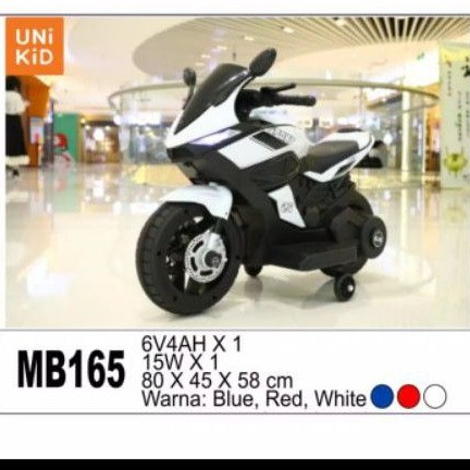 (FREE PELAPIS BAN) motor aki mainan anak unikid mb165 / mb-165 / mb 165 sport gp