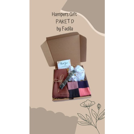 

COD / PAKET D - Hampers hijab / hampers gift box / Kado cewek / wanita / kado spesial