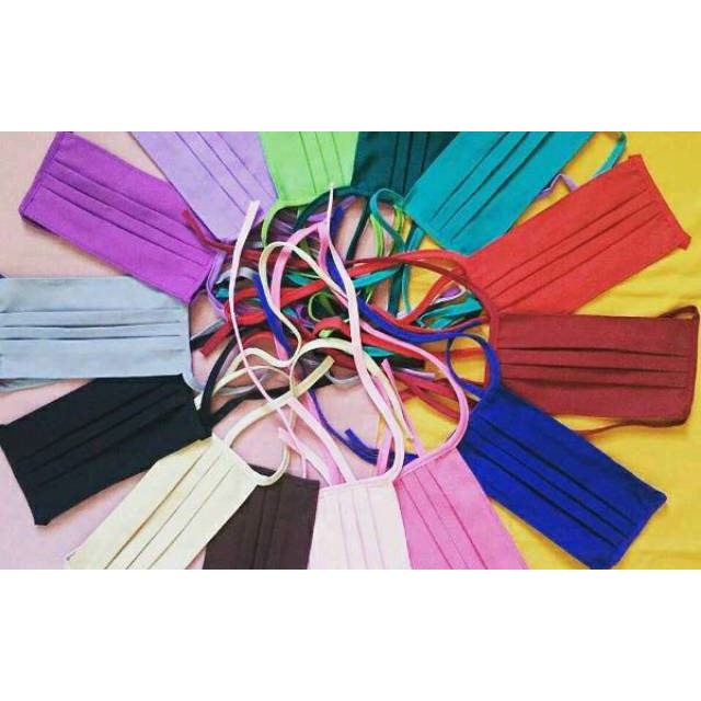 masker kain hijab / Masker kain tali hijab putus sambung