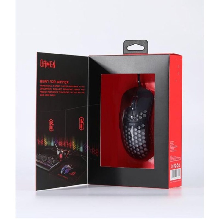 Mouse Game GAMEN GM710 6400 DPI Macro Ultralight Gaming Mouse 72 gram