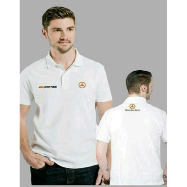 POLO SHIRT MERCEDES BENZ , BAJU , KAOS TSHIRT KERAH MERCEDES BENZ