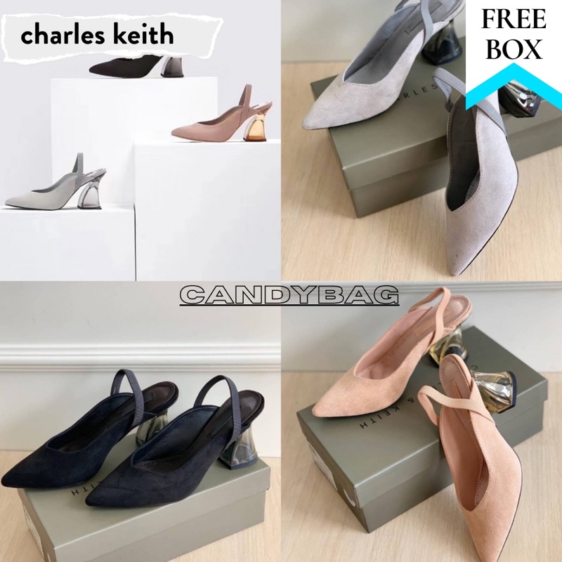 Heels Wanita - Charles N Keith Shoes Import Heel 009