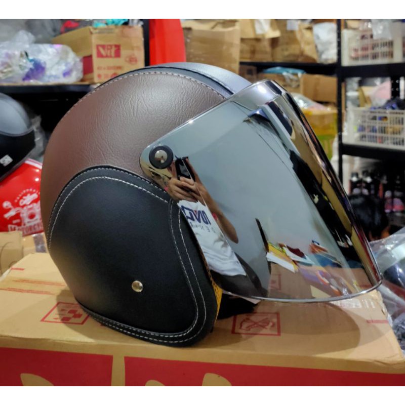 COD  | Kaca Flat - Visor Bogo Flat - Visor Retro Flat Visor Flat Bogo Model Venom visor venom bogo r