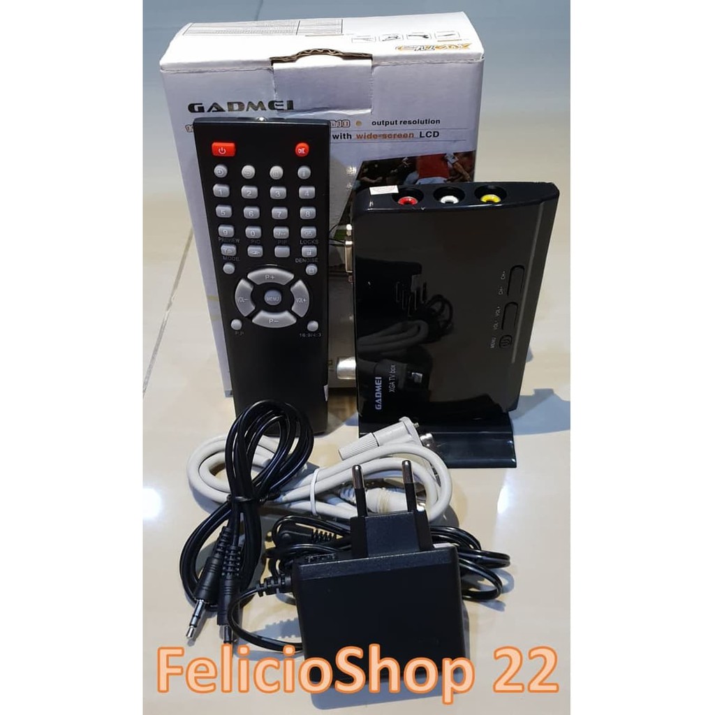 Tv Tuner Lcd Gadmei 5830 Termurah - Hitam