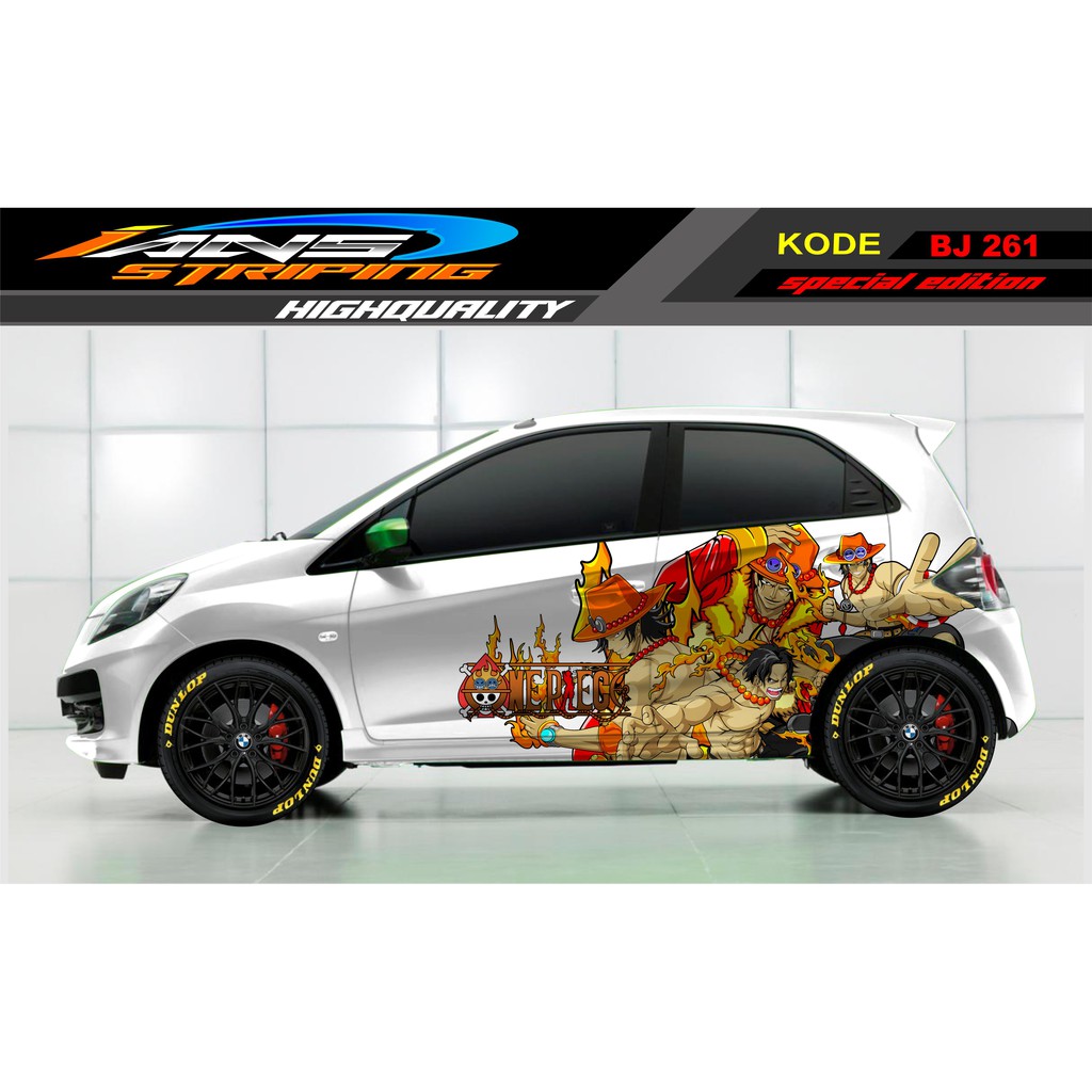 DECAL STICKER MOBIL BRIO, AGYA, JAZZ, KARIMUN, YARIS, MOBILIO / STICKER MOBIL