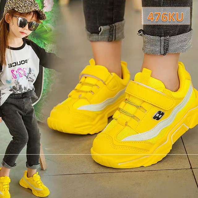 Sepatu Sneakers Anak Modis Style 26-35 AS 136 Sepatu Anak Sekolah Eight Fashion Korea Cewek Cowok - 476