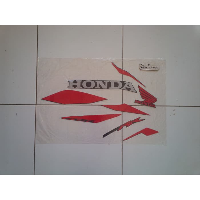 Striping Sticker Lis Honda CBR 250 RR 2017 2018 Hitam Merah Original