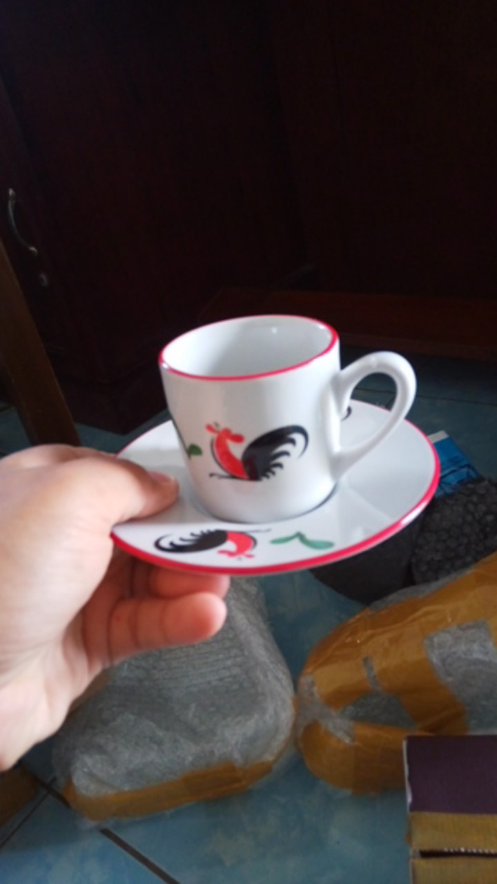 Cangkir Espresso / Cangkir Kopi / Cangkir Keramik / Cup And Saucer / Cangkir / Cangkir Kukuruyuk