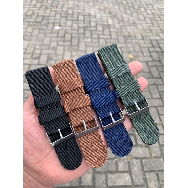 Strap Tali Jam Tangan Kanvas nylon 4 Warna