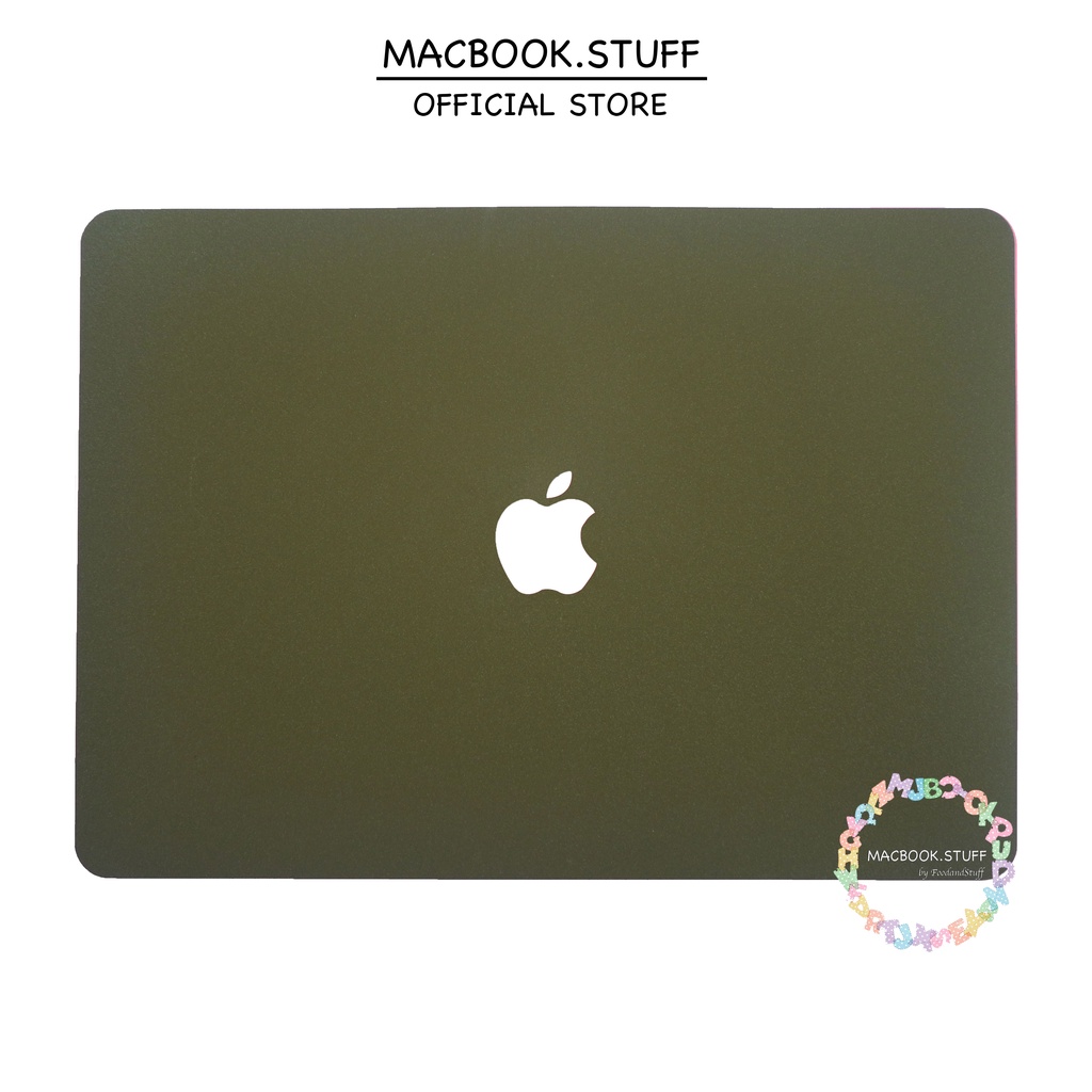 MACBOOK Case SAND ARMYGREEN NEW AIR PRO RETINA 11 12 13 14 15 16 INCH NON / WITH CD ROOM / TOUCHBAR / TOUCH ID / M1 2020 2021 2022