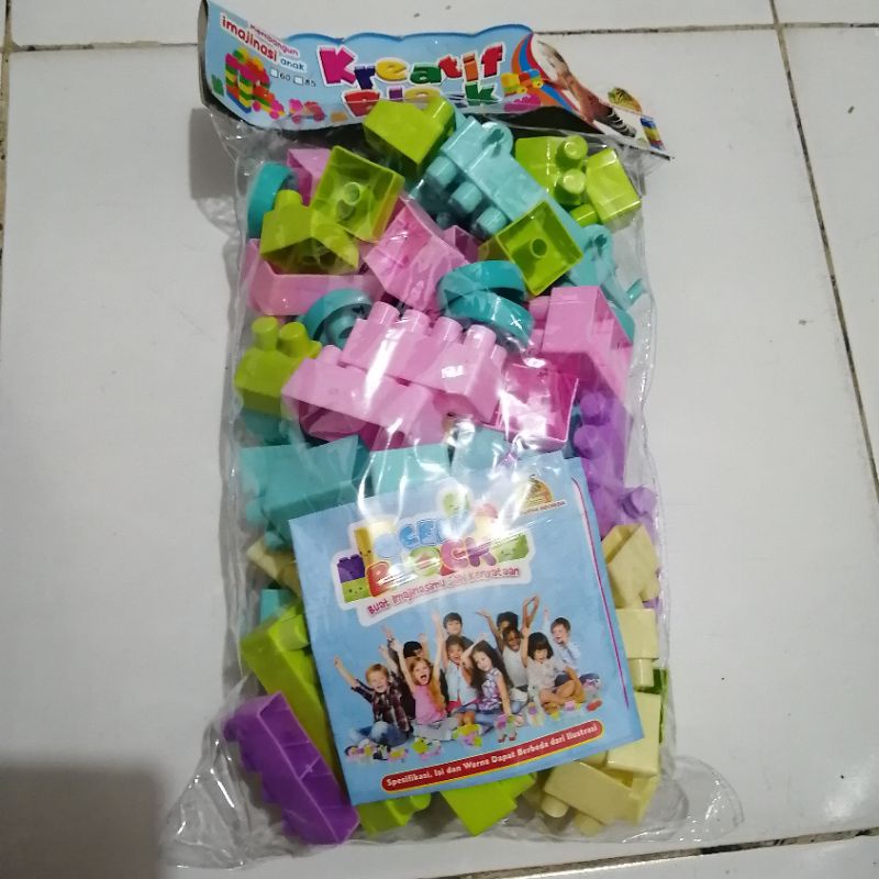 PROMO COD MAINAN EDUKASI BLOCK ISI 85 PCS