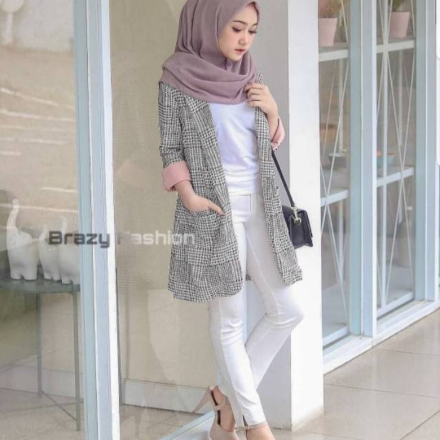 Blazer wanita blazer muslimah blazer wanita murar blazer muslimah murah blazer tomini kardigan