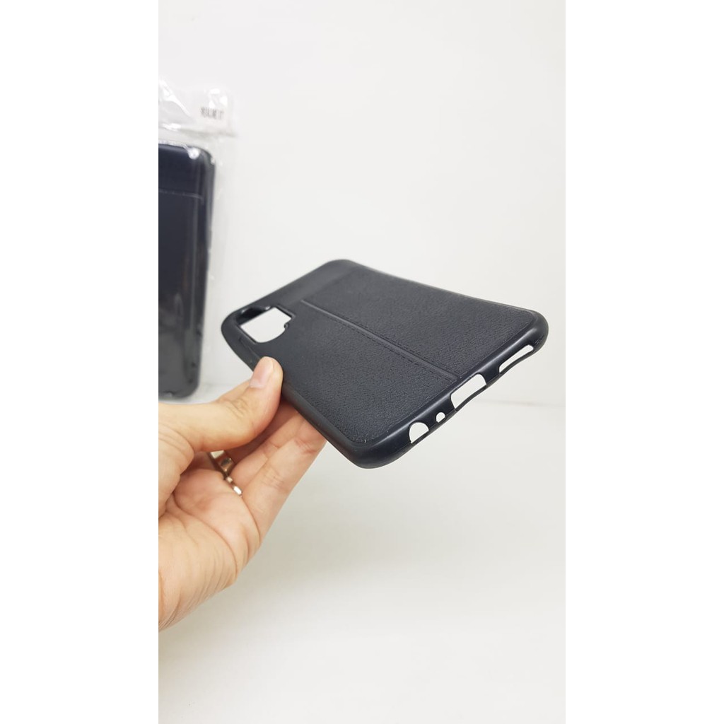 Auto Fokus Realme XT 6.4 inchi Leather Soft Case Realme XT 6.4&quot; AUTOFOCUS Motif Kulit Jeruk