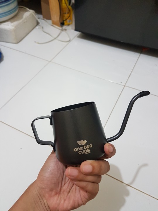 Gooseneck Kettle 250ml Stainless Steel Drip Coffee-black