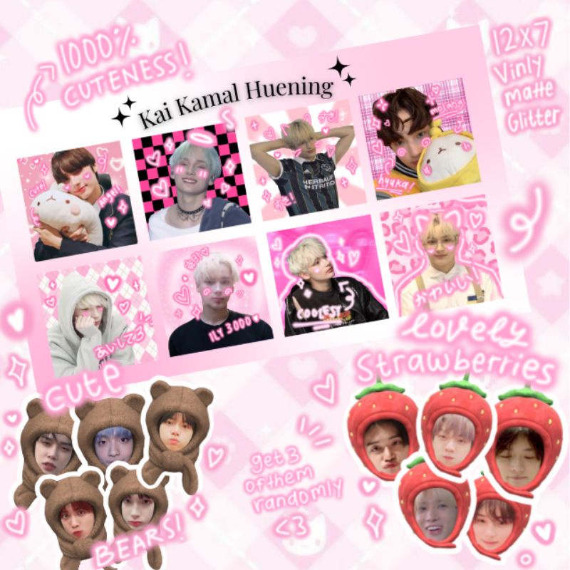 TXT cute stickers ✧* Kai Kamal Huening ✧*