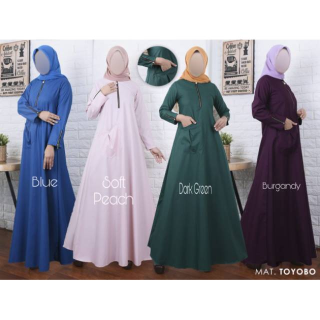 GAMIS POLOS GAMIS KATUN TOYOBO BERKUALITAS TERMURAH PRODUKSI SENDIRI GAMIS CANTIK GAMIS MODIS