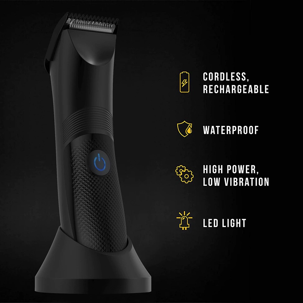 Alat Cukur Elektrik Hair Clipper Trimmer USB Rechargerable - RE-6306 - Black