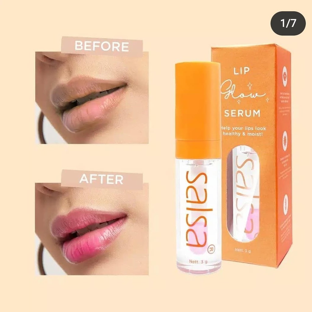 SALSA Lip Glow Serum Lippie Serum Bibir (✔️BPOM)/ SERUM SALSA / salsa lip coral nude