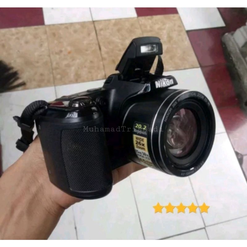Camera Kamera Prosumer Nikon L330 HD 26x Opticalzoom 20MP Hitam Murah