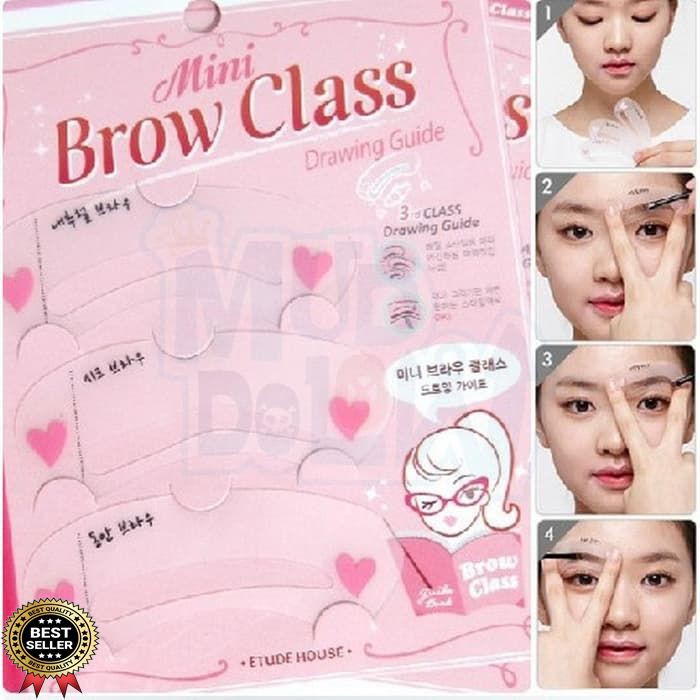 Cetak Alis / Cetakan Alis / Pembentuk Alis 1 Set Isi 3 Pcs