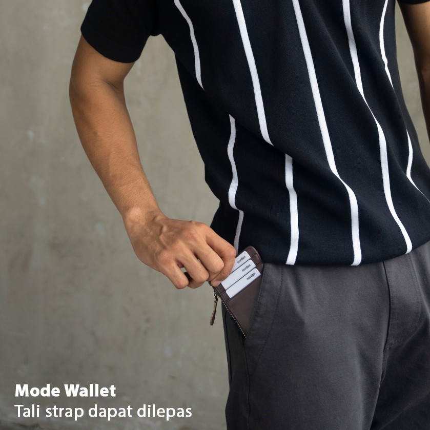 NORDEN - Savor ID Card Holder Wallet Dompet Kartu ID Card Kantor Pria Wanita Premium Leather Dompet Kulit