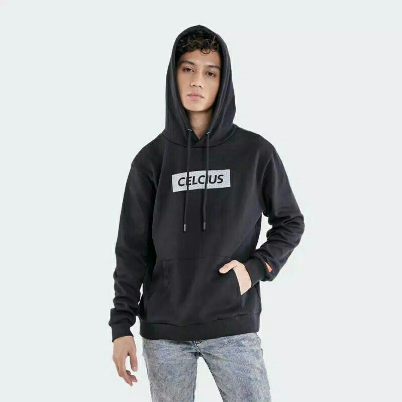 CELCIUS BLACK HOODIE JAKET