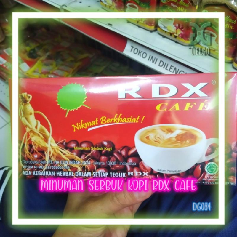 

Minuman Serbuk Kopi RDX Cafe Stamina Herbal Diabetes Kanker DG084