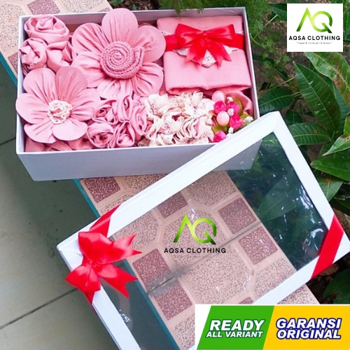 (KHUSUS EXTRA PACKING) Hampers Cewek Hijab Gift Box / Kado Ulang Tahun Mukena Murah