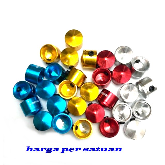 monel baut tutup kepala baut universal ukuran 8 10 12 14 17 19 warna merah gold biru