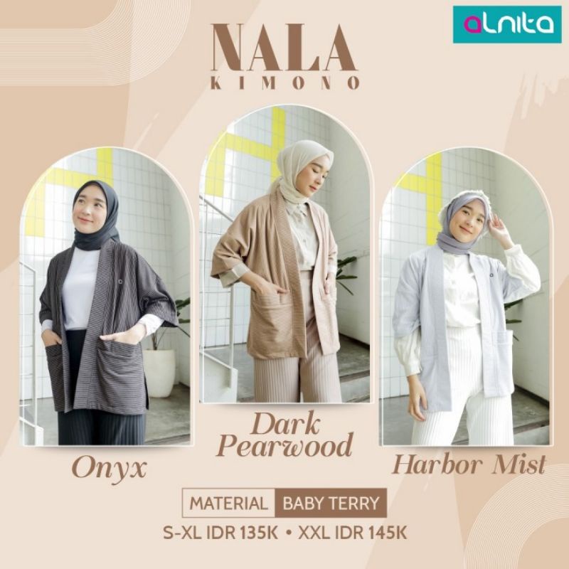 NALA KIMONO OUTER BABY TERRY BY ALNITA