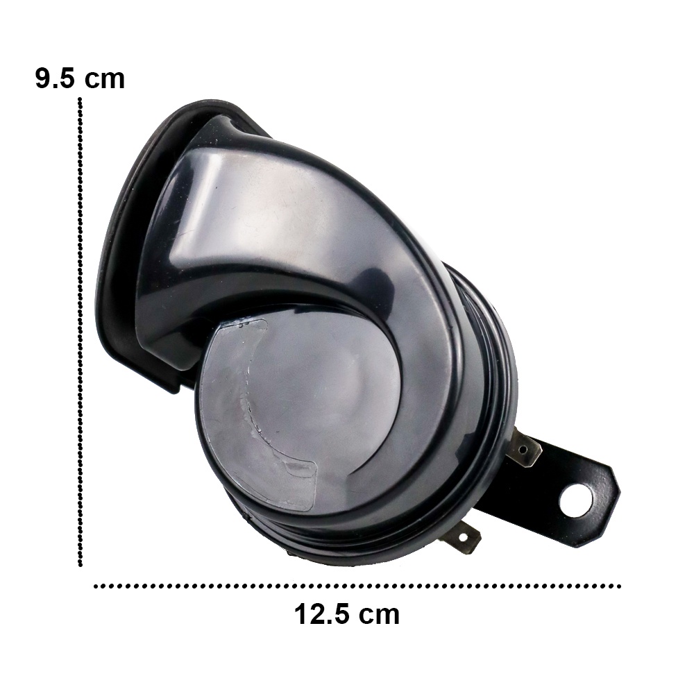 Klakson Motor Mobil Model Snail Loud Horn 12 V 130 dB - SYB001 - Black