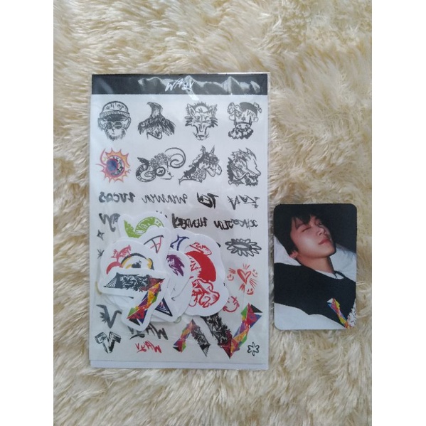 WAYV MD BY TEN TATTOO LUGGAGE STICKER TEN PHOTOCARD PC