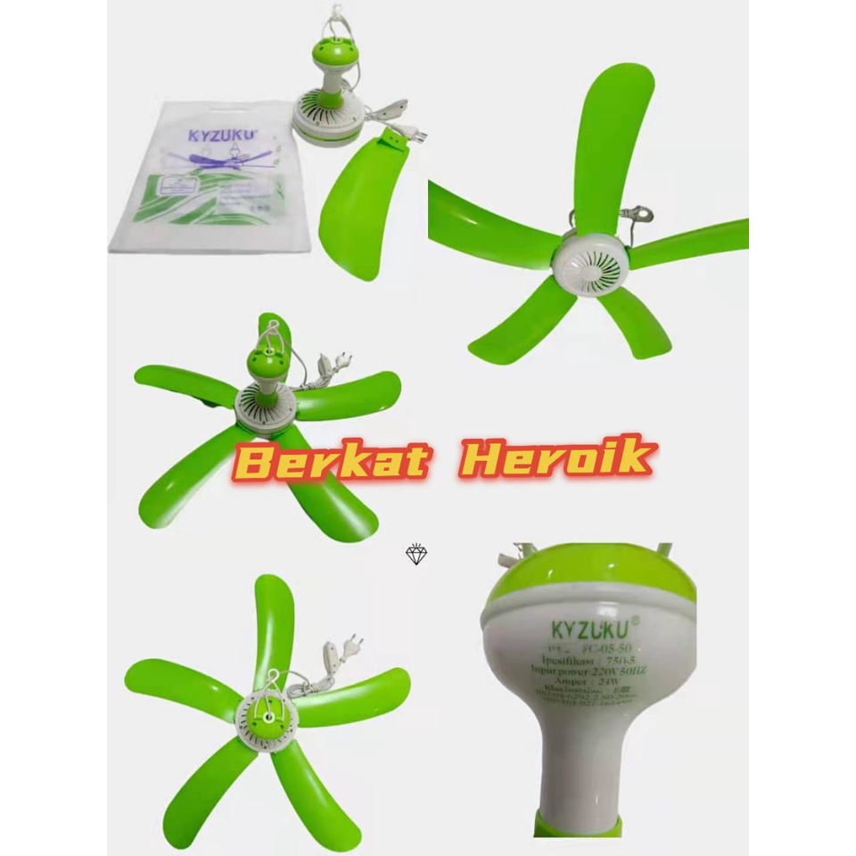 Kipas Angin  Gantung/Helifan 24W merk kyzuku